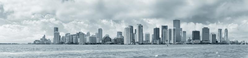 Miami noir et blanc photo