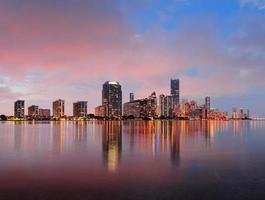 scène de nuit de miami photo