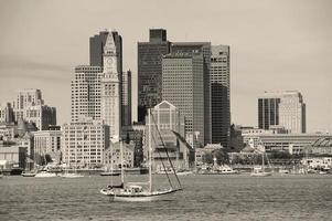 Boston en noir et blanc photo