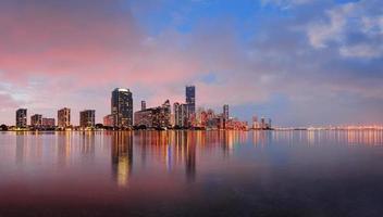 scène de nuit de miami photo