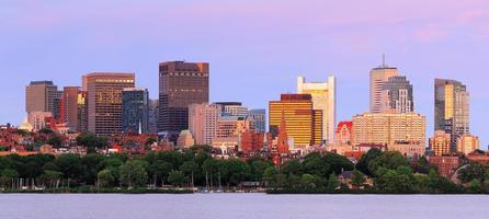 panorama sur les toits de boston photo