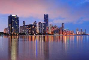 scène de nuit de miami photo