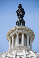 statue de la liberté sur la colline du capitole, washington dc photo