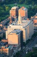 vue aérienne de la ville urbaine photo