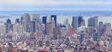 new york city manhattan centre ville gratte ciel panorama photo