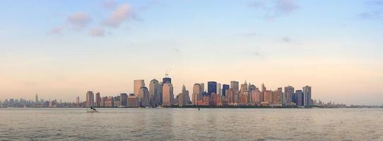 new york city manhattan coucher de soleil photo