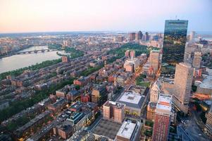 vue aérienne de boston photo