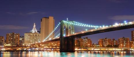 pont de brooklyn, manhattan à new york photo