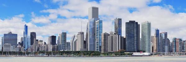 panorama urbain de la ville de chicago photo