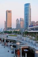 vue sur le paysage urbain de shanghai photo