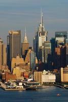 vue sur le front de mer de manhattan photo