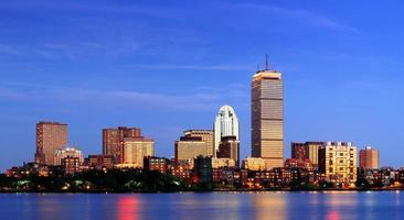 vue sur le front de mer de boston photo