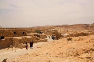 Massada en Israël en mai 2016 une vue de l'ancienne forteresse juive de Massada en Israël photo