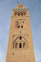 mosquée kutubiyya à marrakech, maroc photo