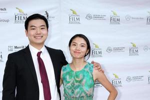 los angeles, 26 septembre - james kwon lee, ting ting ng au gala du samedi du festival du film de catalina au théâtre avalon le 26 septembre 2015 à avalon, ca photo