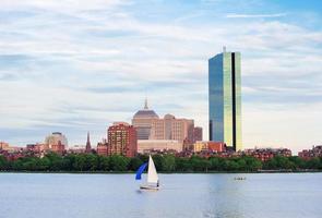 vue sur la ville de boston photo