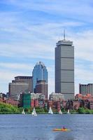 vue sur la ville de boston photo