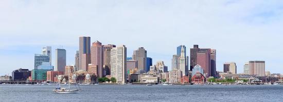 vue sur le centre-ville de boston photo