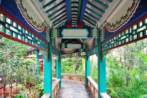 vue sur le jardin chinois photo