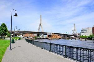 vue sur le pont de boston photo