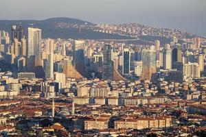 bâtiments dans la ville d'istanbul, turquie photo