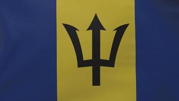 texture du drapeau de la barbade photo