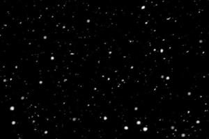 neige sur fond noir photo