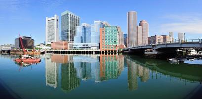 vue sur le front de mer de boston photo