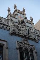 façades d'immeubles d'un grand intérêt architectural dans la ville de barcelone - espagne photo