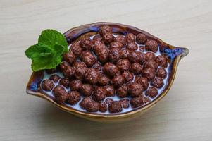 boulettes de céréales pour le petit déjeuner photo