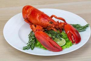 homard bouilli rouge photo