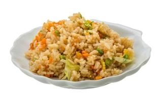 riz frit végétarien photo