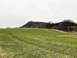 une vue sur la campagne du cheshire à peckforton hills photo