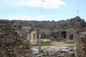 ruines latérales en turquie photo