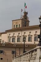 rome, le bâtiment de la consulta sur la place du quirinal. photo