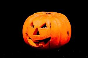 effrayant citrouille d'halloween jack o lantern photo