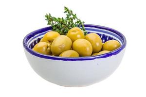 olives géantes vertes photo