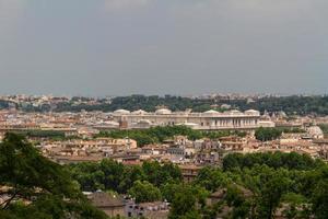 série de voyage - italie. vue au-dessus du centre-ville de rome, italie. photo