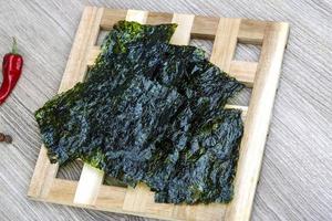 feuilles d'algues nori