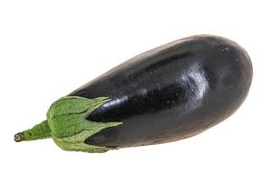 aubergine fraîche mûre noire sur fond photo
