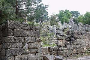 ruines de phaselis en turquie photo