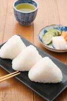 japonais, cuisine, onigiri photo