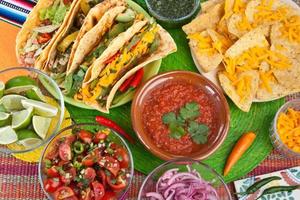 plats traditionnels mexicains colorés
