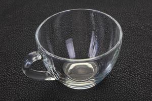 tasse en verre vide photo