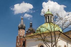 St. Église james sur la place principale de Cracovie, Pologne photo