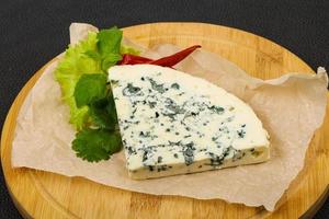 tranche de fromage bleu photo