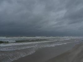 la plage de juist en allemagne photo