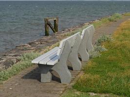 hallig hooge dans la mer du nord allemande photo