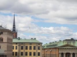 ville de stockholm en suède photo