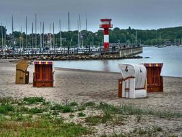 la ville d'eckernfoerde à la mer baltique photo